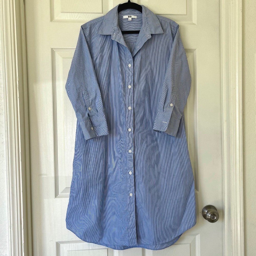 Button up shirt dress